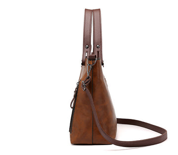 CL1247 - Retro Ladies Pu Tote Bag